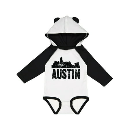 

Inktastic Austin Skyline Grunge Gift Baby Boy or Baby Girl Long Sleeve Bodysuit