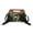 Black With Golden Splash Marks, variant on Women's Western Fringe Leather Hand Bag – Sling Bag Suede Hair-On Handbag with Adjustable Strap, Handmade Sling Purse 12"x10" Tan n White