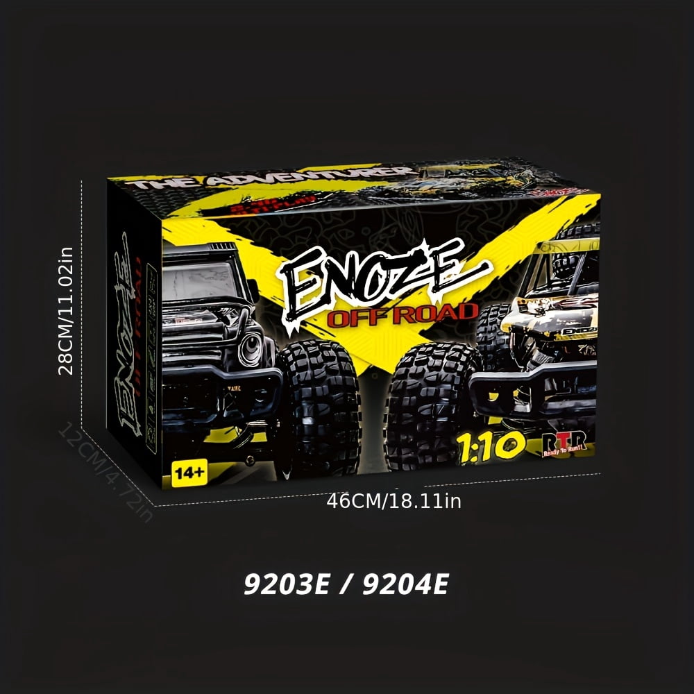 1:10 High-Speed RC Car | 48KM/H Racing with 540 Motor & 1700mAh Li-Ion Battery | Upgradable Off-Road/Drift Chassis | 2.4G Wireless Control