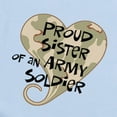 thumbnail image 2 of CafePress - Proud Sister Army Soldier Infant Bodysuit - Baby Light Bodysuit, Size Newborn - 24 Months, 2 of 4