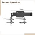 thumbnail image 4 of Chain Link Fence Gate Latch, Heavy Duty Strong Arm Double Gate Lock, Fits 1.375 in Metal Frame, Adjustable Gap, Weatherproof Steel Latch for Outdoor Sports Field, Yard, Farm, 4 of 5