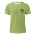 thumbnail image 1 of Men's Hawaii Printed T-Shirt Men's Loose Casual Short Sleeve Top L, 1 of 4