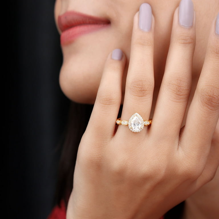Teardrop ring deals