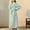 Green, variant on Lilgiuy Women's Winter Warm Nightgown Couple Bathrobe Men and Women and Winter Nightgown for Daily Wear