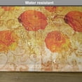 thumbnail image 6 of Ambesonne Orange Place Mats Set of 4, Grunge Rose Floral Art, Standard Size, Orange Tan, 6 of 6