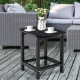 thumbnail image 2 of Giantex Small Side Table, Weather Resistant Square Tea Table, Beside End Tables(1, Black), 2 of 6