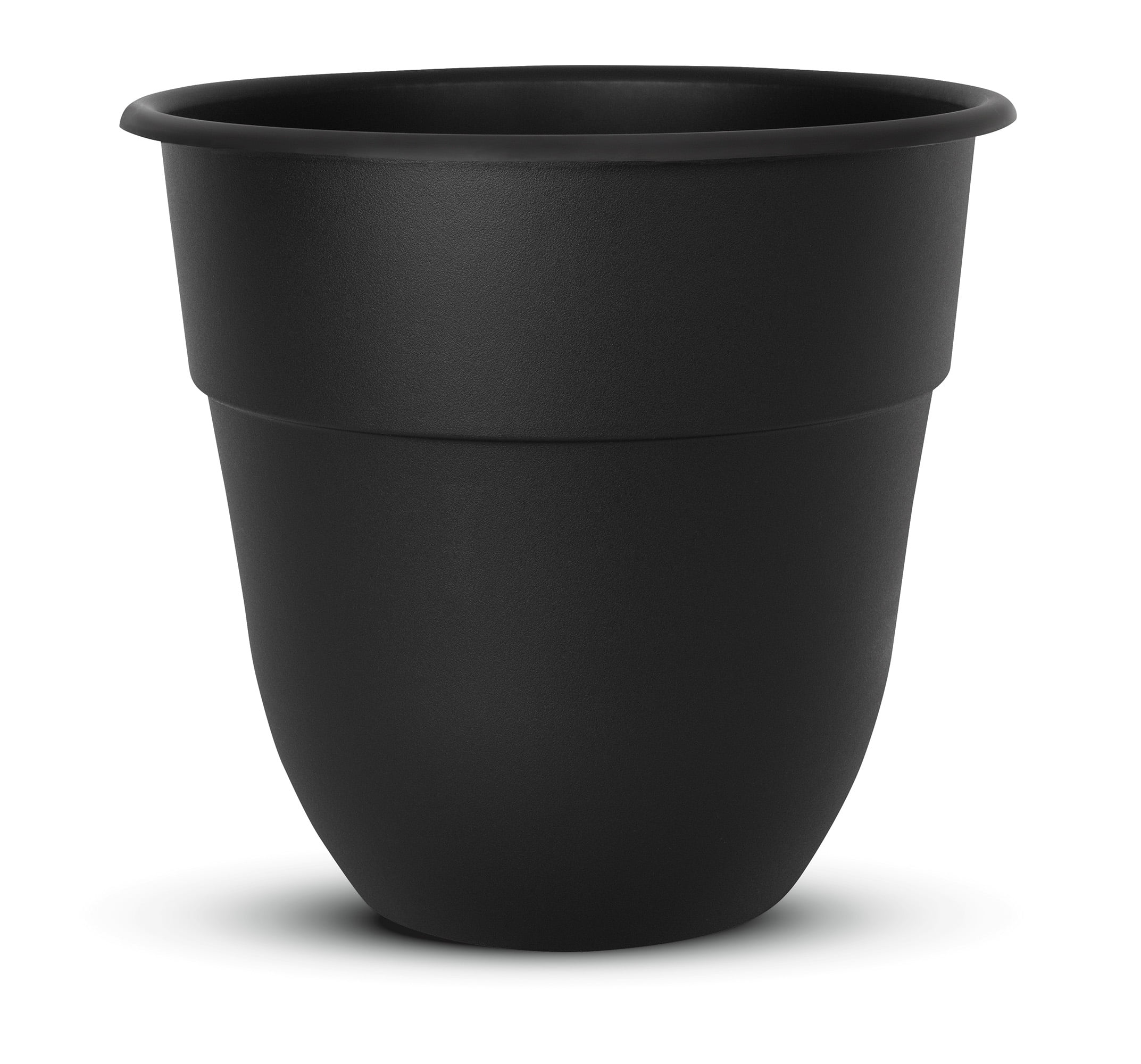 Black Resin Planter or Flower Pot Deck Box 26.85 x 12 in. Outdoor