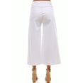 thumbnail image 3 of Angel Premium Women's Contrast Stictch Wide Leg Capri, 3 of 3