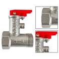 thumbnail image 6 of G1/2 Inches Electric Water Heater Dn15 Threaded Brass Pressure Relief Valve, 6 of 8