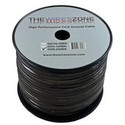 8 Gauge 250 Feet High Performance Flexi Amp Power/Ground Cable 8 AWG Wire Black