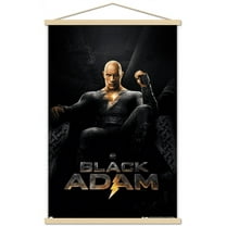 DC Comics Movie Black Adam - Throne One Sheet Wall Poster with Magnetic Frame, 22.375" x 34"