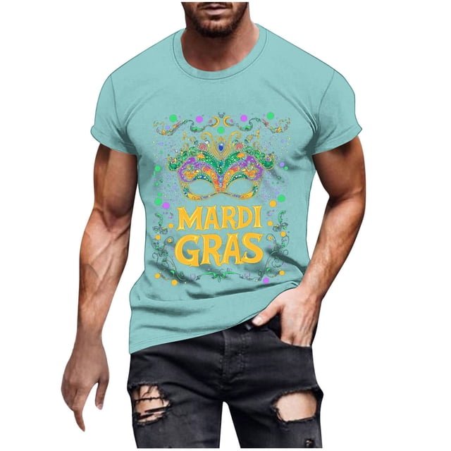 Camisetas de Manga Corta para Hombre Imprimir Deportes de Manga Corta Cuello Redondo Blusa Algodón Poliéster, Nueva Moda Casual Camiseta para Hombres