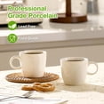 thumbnail image 4 of Juego de 4 tazas de porcelana Hlukana de 100 ml, color blanco, 4 of 7