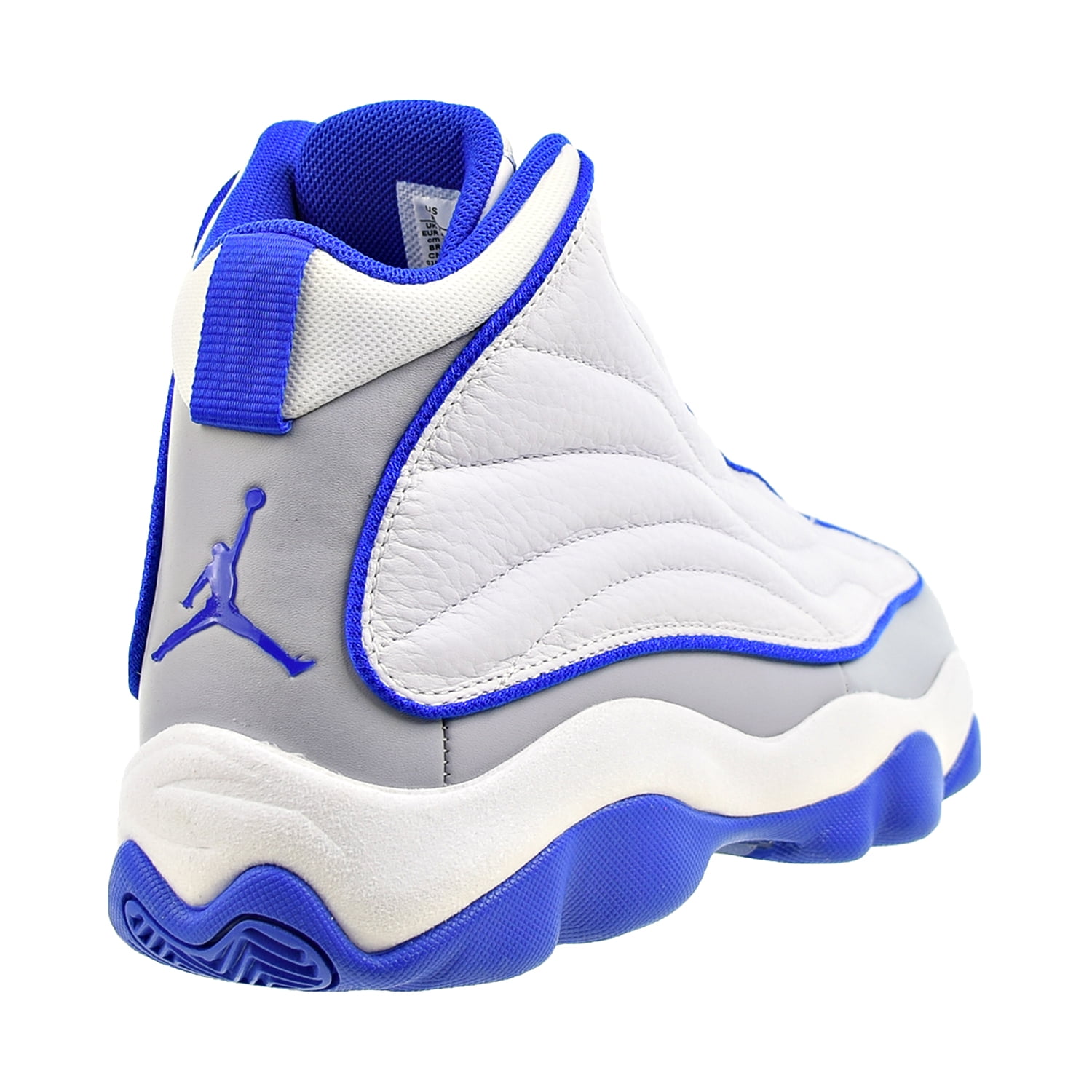 jordan pro strong white and blue