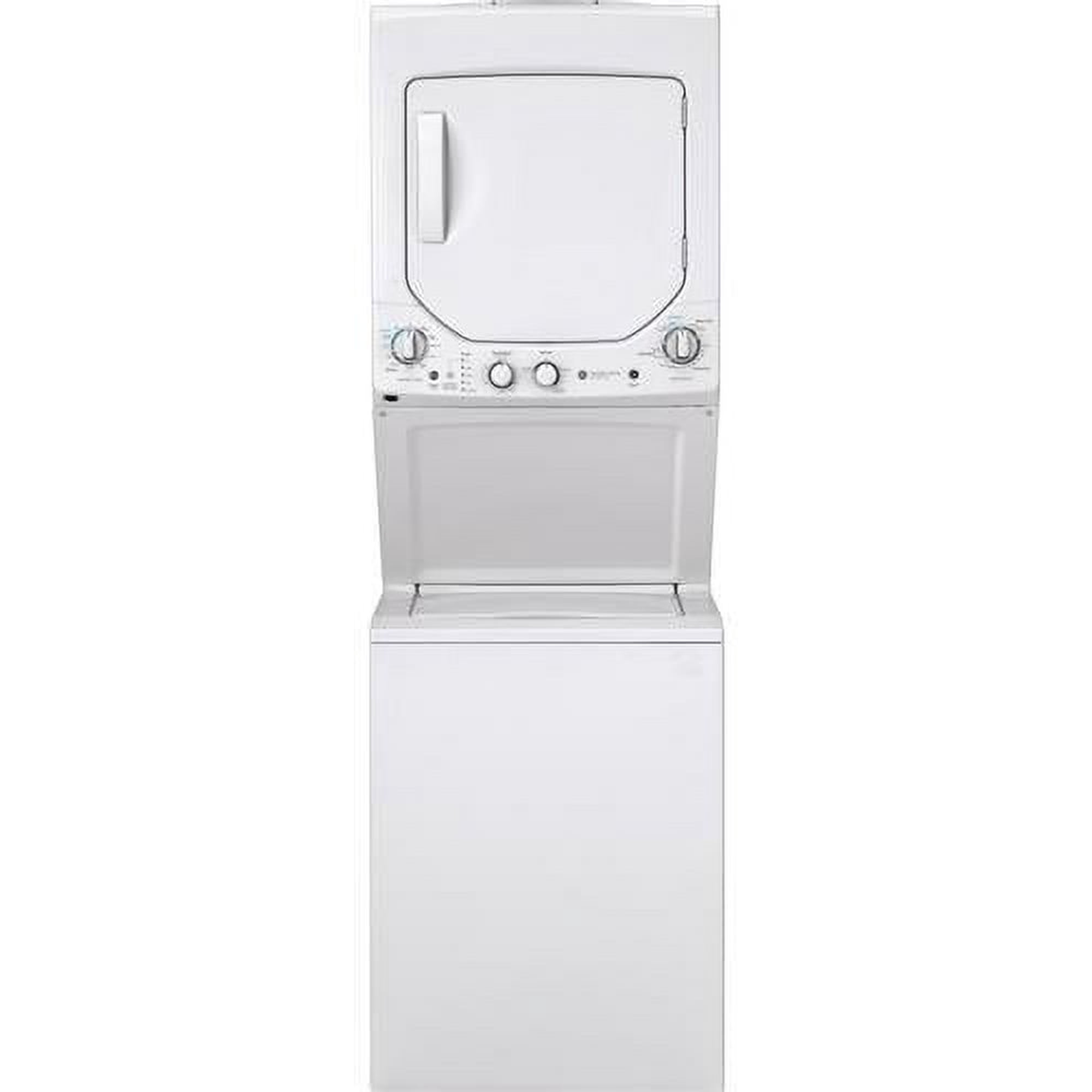 GE GUD24ESSMWW 24 inch White Electric Washer/Dryer Stacked Laundry Center