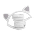 thumbnail image 3 of Écouteurs Stéréo à Réduction de Bruit à Led en Forme d'Oreille de Chat 3,5 Mm, Distance Effective de 20 Mètres, avec Microphone pour Enfants et Adultes, 3 of 8