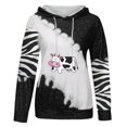 thumbnail image 4 of ICHUANYI Clearance Fashion Women's Long Sleeve Patchwork Printed Ladies Hooded Sweatshirt Tops ICHUANYI "ICHUANYI", 4 of 5
