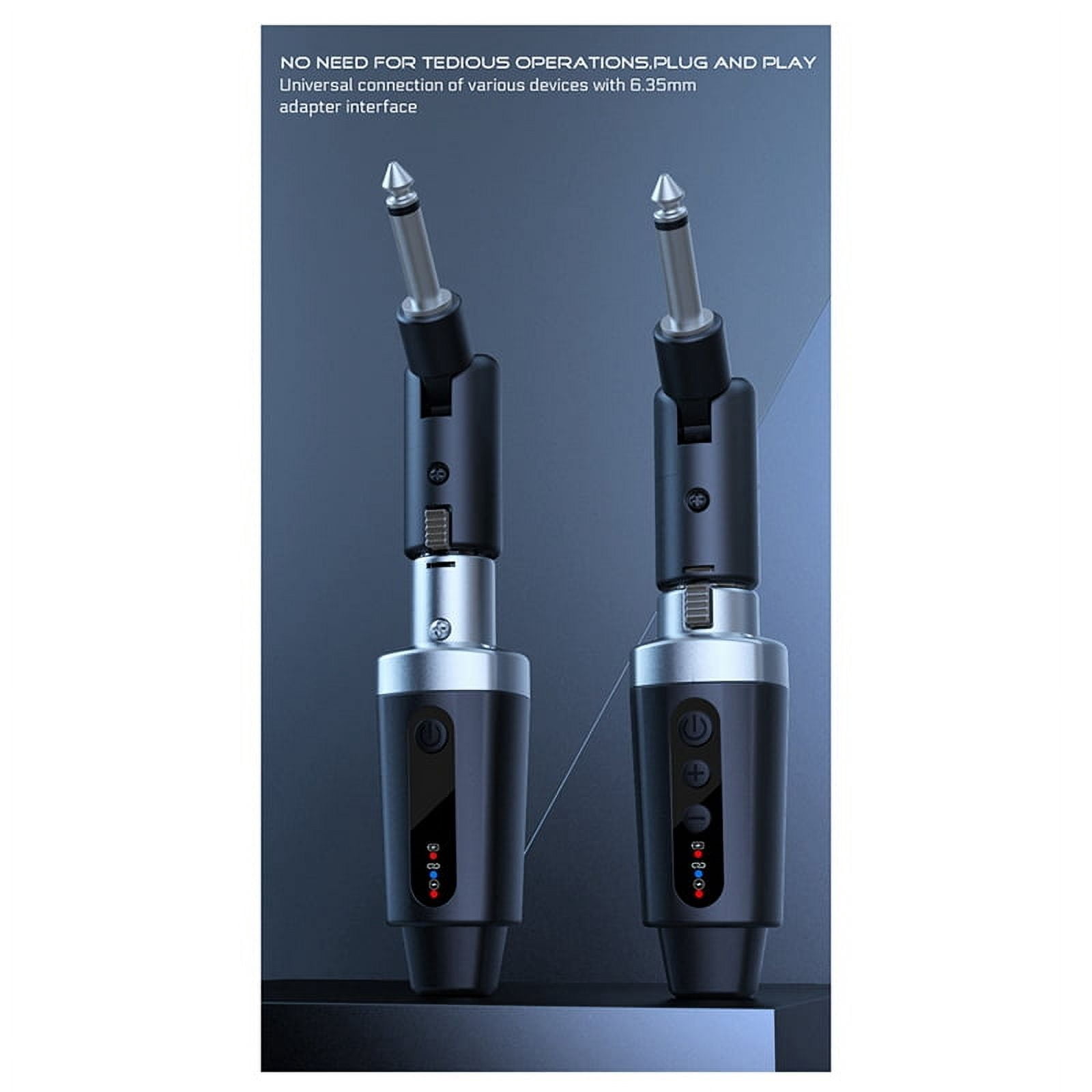 New XLR Adapter System Wireless Microphone Transmitter Receiver for Dynamic Microphone Guitar Audio Mixer PA System