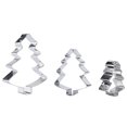 thumbnail image 1 of 3Pcs/Set Stainless Steel Cake Cookies Mold Christmas Decorative Desserts Baking Mould(#4), 1 of 8