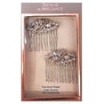 thumbnail image 2 of Believe by Brilliance Fine Silver Plated Marquise Cubic Zirconia Hair Comb Set, 2 Pieces, 2 of 2