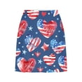 thumbnail image 5 of QATAINLAV 4th of July Golf Skorts for Women, Womens Summer Stretchy Tummy Control Yoga Shorts Usa Flag Prints Tennis Skirts Blue XXL, 5 of 6