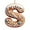 S, variant on CuiLiyq Gingerbread Alphabet Ornaments for Christmas Tree, 26 Letter Christmas Ornaments with Candy Berries Pattern, for Christmas Tree DIY Craft Party Decorations (Acrylic, P)