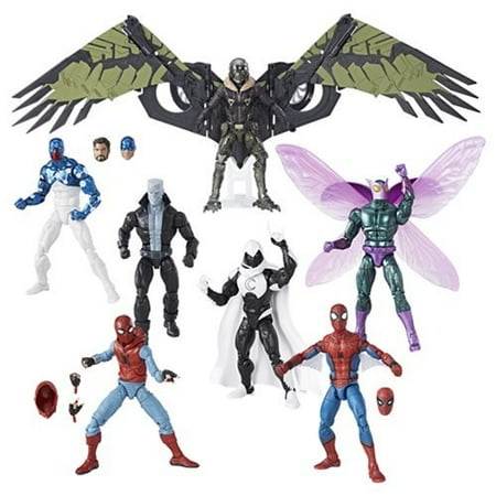 spider man figures action marvel wave legends homecoming toys amazing case walmart toy spiderman cm figure acb baf flight gear