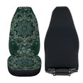thumbnail image 6 of POLERO Vintage Mandala Pattern Front Seat Cover for SUV, 2 Pack Washable Vehicle Seat Covers Breathable High Back Car Front Seat Covers, 6 of 13