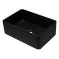 thumbnail image 6 of ALFI brand AB3020SB-BM 30 inch Black Reversible Single Fireclay Farmhouse Kitchen Sink, 6 of 10