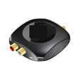 thumbnail image 1 of 96KHz Analog To Digital Audio Converter 2RCA To SPDIF Optical Coaxial Adapter TV To Speaker Subwoofer Amplifier ,Easy to Use, 1 of 6