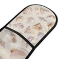 thumbnail image 4 of Yayeee Double Oven Mitt Kitchen Heat Resistant Baking 35" x7" Quilted Glove, Colorful Watercolor Seashells, 4 of 6