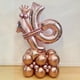 thumbnail image 2 of 32 globos de látex metálicos para decoración de cumpleaños de adultos, globos de aluminio con números de oro rosa, suministros para fiestas de cumpleaños de 18, 21, 30, 40, 50 y 60 años, 2 of 5