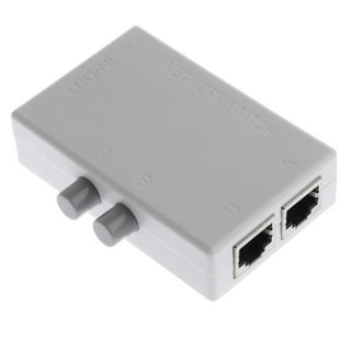 NTI eth-2x1-g 2-Port Manual Gigabit Ethernet Switch - Pro AV Warehouse