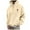 a-Beige19245, variant on Men's Sweatshirts Fall Winter Street Style Casual Letter Printed Zip Up Hoodie Windproof Long Sleeve Loose Fit Pullover For Cold Weather Outdoor Wear Leisure Tops