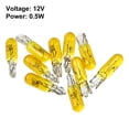 thumbnail image 6 of 10pcs DC 12V T5 W1.2W LED Lights Dashboard Light Yellow for Car Internal, 6 of 6