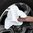 thumbnail image 3 of Arkwright Terry Cleaning Rags (5 lb Bag), Cotton Blend, Washcloth Sized 11x11 to 13x13, White, 3 of 7