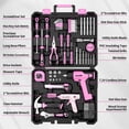 thumbnail image 2 of Juego de herramientas GRENPRO Pink de 188 piezas con taladro inalámbrico de 110 V, 2 of 9