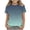 Army Green, variant on Girls Ombre T-Shirt Ocean Blue Soft Stretchy Moisture Wicking Tee for Kids Ages 4-12 Summer Daily Wear,Size 9-10T