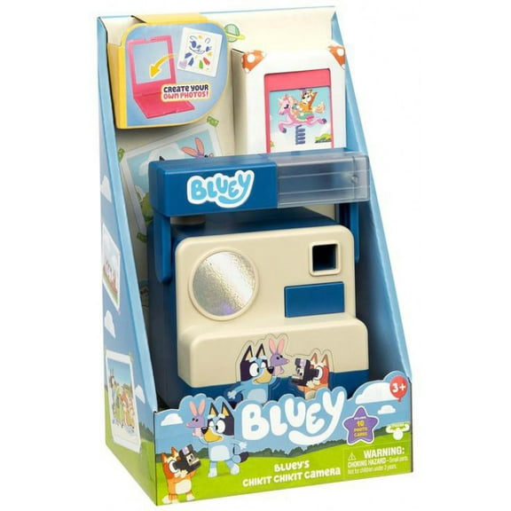Bluey's Chikit Chikit Camera Role Play Toy (Series 13 with 10 Photo Cards)