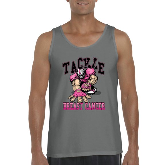 Normal is Boring - Men's Tank Top for Men, up to Men Size 3XL - Tackle Breast Cancer