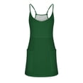 thumbnail image 7 of Uheoun Womens Tennis Dress Workout Mini Dress with Shorts Sleeveless Spaghetti Straps Golf Athletic Dresses, 7 of 7
