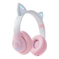 thumbnail image 1 of Auriculares inalámbricos LED Hugo Cat Ear V5.0 Batería de larga duración Sonido envolvente Cómodo blanco rosa, 1 of 10