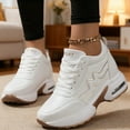 thumbnail image 3 of Women's Platform Sneakers Wedges  Lace Up Shoes Increase Fashion Sneakers for Womens Girls, 3 of 6