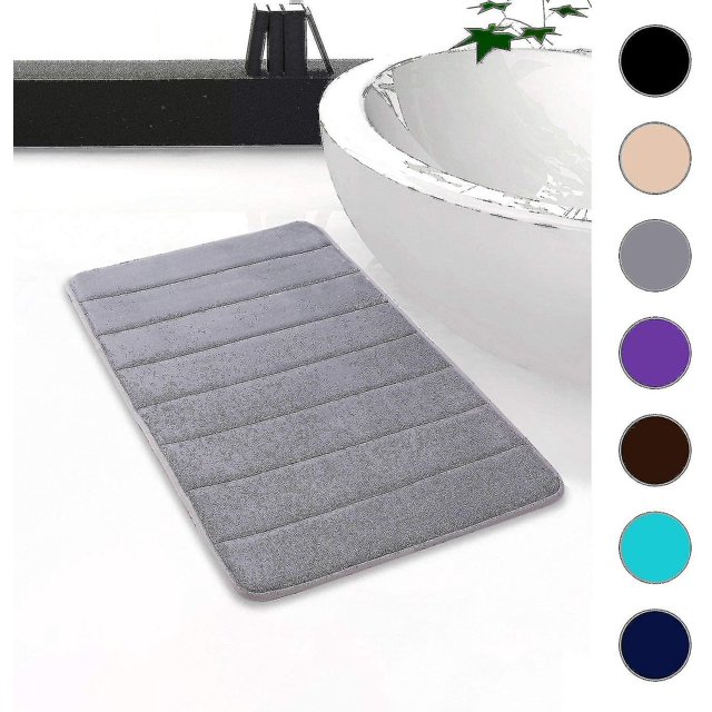 Alfombra de baño absorbente y antideslizante, lavable