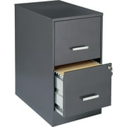Hirsh 22 Inch Deep 2 Drawer Letter Size Vertical File Cabinet Black Walmart Com Walmart Com