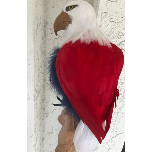 PATRIOTIC BALD EAGLE Figurines Red White and Blue 13 inch per CASE (6)