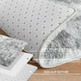 thumbnail image 6 of Soft Modern Indoor Large Shaggy Rug for Livingroom Bedroom Dorm Kids Room Home Decorative, Non-Slip Plush Fluffy Furry Fur Area Rugs Comfy Nursery Accent Floor Carpet 8x10, 6 of 7