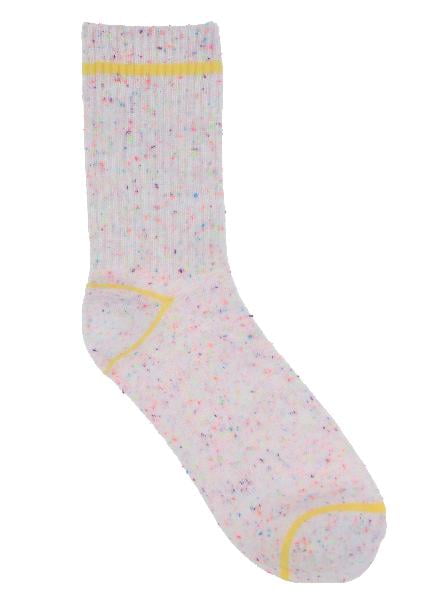 Wonder Nation Girls Crew Socks 6PK Nep Yarn