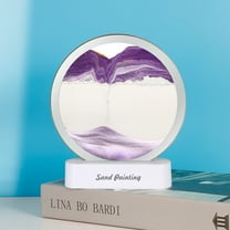 Kokovifyves Clearance Sale Moving Sand Art, 7.48in 360° Rotating Hourglass Decoration, Art Sand Art Liquid Motion Living Room Bedroom Table Lamp Decoration（10ml） Home Decor Clearance