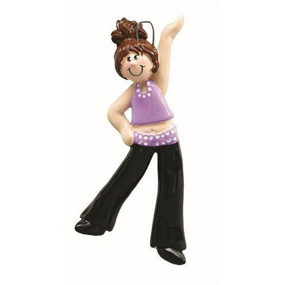 TAP DANCER BROWN Personalized Christmas Tree Ornament DO-IT-YOURSELF